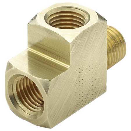 Parker Extruded Street Tee, Brass, 1/8 in, NPT 2225P-2