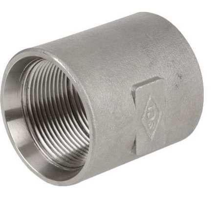ZORO SELECT Drop Coupling, 304 SS, 1 1/4 in, FNPT 29DC14012