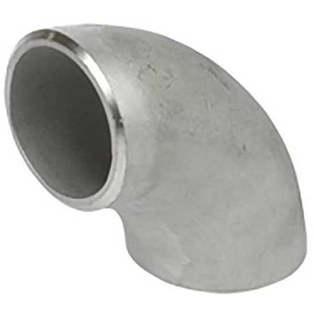 ZORO SELECT 90 Long Radius Elbow, 316 SS, 4 in 4381014280