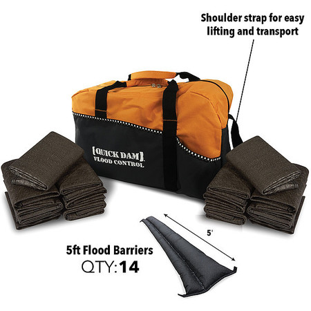 Quick Dam Flood Bag Emergency Kit QDDUFF5-14