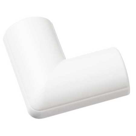 D-LINE 90 Degree Flat Elbow, PVC FLFB2010W