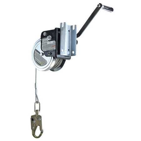 FALLTECH Personnel Winch, Silver, 8 1/2 in H, Manual 7298S