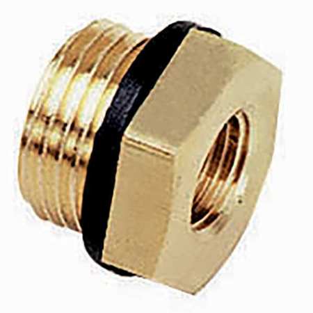 LEGRIS Reducing Adapter, Brass Pipe Fitting 0168 21 17