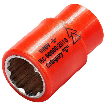 ITL 3/8 in Drive Insulated Socket 11/16 in 01731