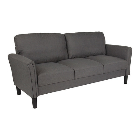 Flash Furniture Bari Sofa, Dark Gray Fabric SL-SF920-3-DGY-F-GG