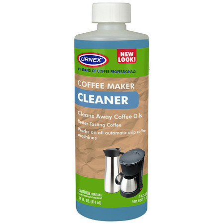 Urnex Coffee Maker Cleaner, 14 oz, Bottle, Liquid 6019U
