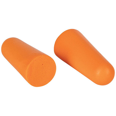 KLEIN TOOLS Polyurethane Foam Foam Earplugs, 50-Pair, Cylinder Shape, 33 dB, Orange, 50 PK 6054050