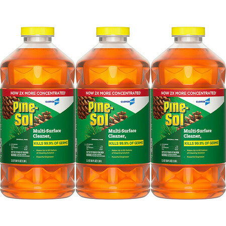 PINE-SOL Multi-Surface Cleaner, Bottle, Pine, 3 PK 60606