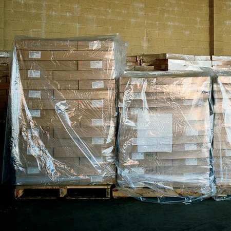 Zoro Select 2 mil Clear Pallet Cover, 51 in W, 49 in D, 97 in L, 50 PK 20G-514997