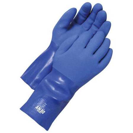 BDG Coated PVC Triple Coated Gauntlet Blue, Size X3L (12) 99-1-820-12