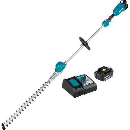 MAKITA Hedge Trimmer Kit, 18 V 5.0 Ah Lithium-Ion Not Gas Powered 18V Electric XNU02T