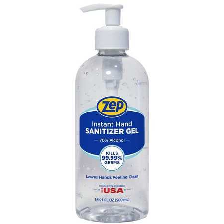 Zep Instant Hand Sanitizer Gel, PK12 355801