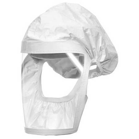 MSA SAFETY PAPR Hood, Low Profile, White, PK4 10215118