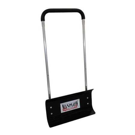 MANPLOW Snow Pusher, Blade 24" W, HDPE, 5 lb. RevX24