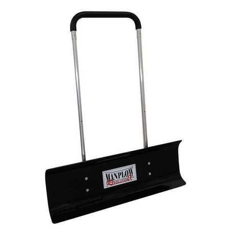 MANPLOW Snow Pusher, Blade 40" W, HDPE, 7 lb. RevX40