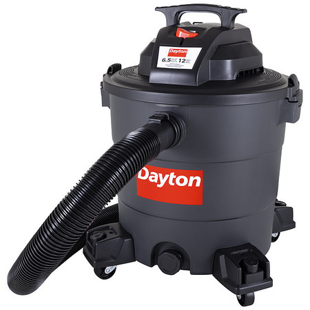 DAYTON General Purpose Wet/Dry Vacuum, 12 gal, 1,080 W 61HV84