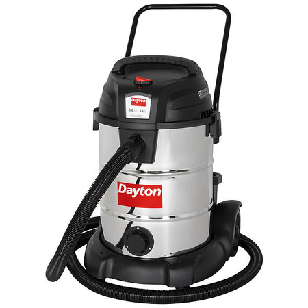 DAYTON Wet/Dry Vacuum, 16 gal, 1,200 W 61HV92