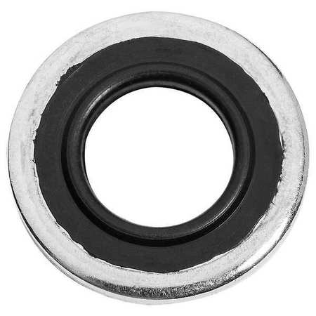 USA INDUSTRIALS Sealing Washer, Fits Bolt Size 3/4 in Steel, Zinc Plated Finish, 5 PK ZMBSW-12