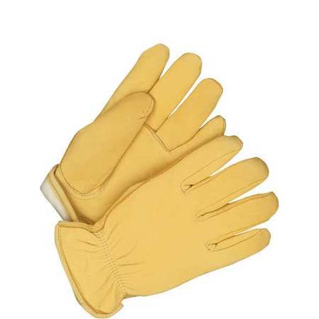 BDG Grain Deerskin Driver Lined Thinsulate C100 Tan, Shrink Wrapped, Size XL 20-9-366-XL-K