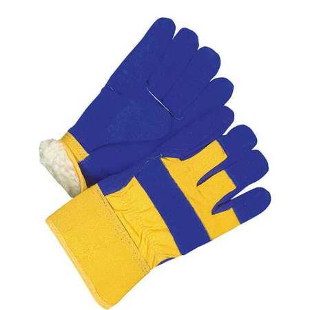 BDG PR, Leather Gloves, Cowhide Palm, Safety 30-9-428A