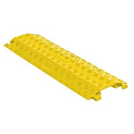 FASTLANE Cable Protector, 1Channel, 10-7/8"W, Yellow FL1X4-Y