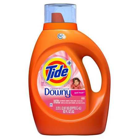 Tide High Efficiency Laundry Detergent, 92 oz Jug, Liquid, Fresh, Blue, 4 PK 87473