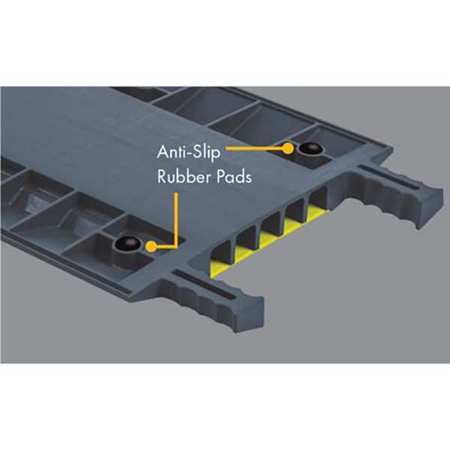 FASTLANE Anti-Slip Rubber Pad, 1/4ft L, 4-1/2"W, Blk CPRPKIT1-8