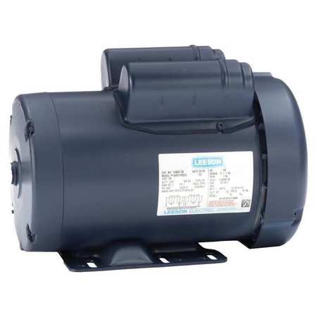 LEESON Capacitor-Start General Purpose Motor, 2 HP, 145T Frame, 115/208-230V AC Voltage 120867.00