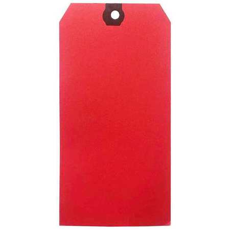 ZORO SELECT Blank Shipping Tag, Paper, Red, PK1000 61KU38