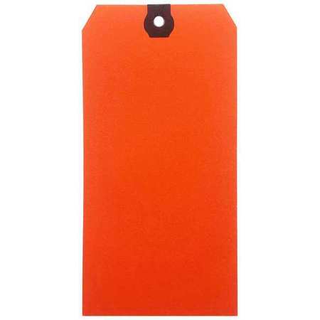 ZORO SELECT Blank Shipping Tag, Paper, Orange, PK1000 61KT66