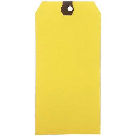 ZORO SELECT Blank Shipping Tag, Paper, Yellow, PK1000 61KT75