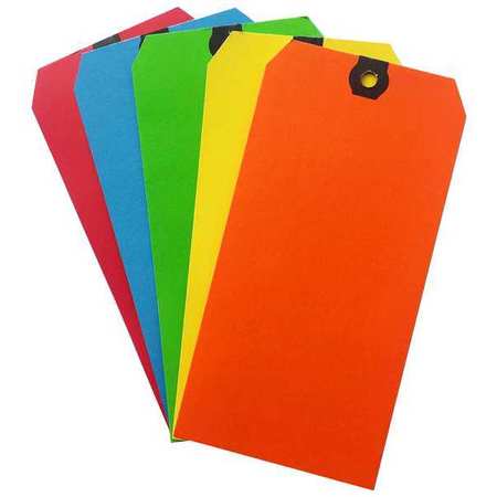 Blank Shipping Tag, Paper, Assorted, PK1000