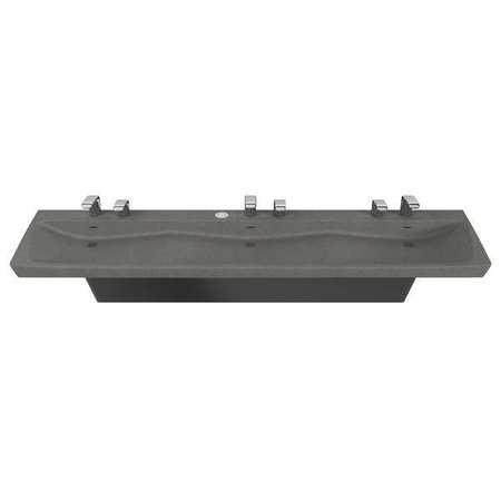 BRADLEY Station Handwashing Sink, 6 in D Bowl TLX-3-0021