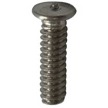 NELSON STUD WELDING Weld Stud, #6-32, 3/8 in, TFTS, 18-8 Stainless Steel, Bright Finish, 100 PK 101-208-317-G100