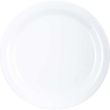 Carlisle Foodservice Dinner Plate, 8.92" Dia, White 4350102