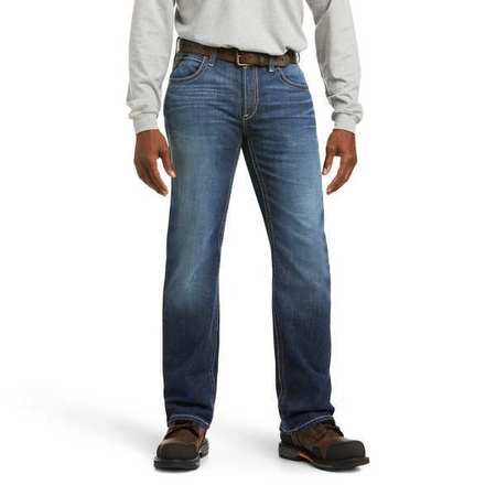 ARIAT Straight Fit FR Jean, Men's, XL, 40/34 10026004