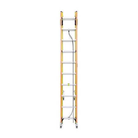 WERNER Fiberglass Fiberglass Ladder, 300 lb Load Capacity T6220-2GS