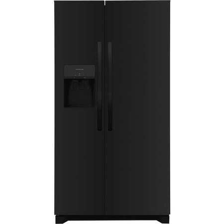 FRIGIDAIRE Refrigerator, Black, Automatic Defrost FRSS2623AB