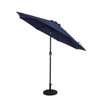 Island Umbrella OCTAGON AUTO-TILT UMBRELLA NAVY BLUE NU6845