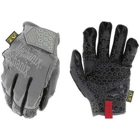 MECHANIX WEAR Mechanics Gloves, Gray, Synthetic Leather BCG-08-008