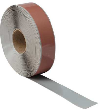 BRADY Floor Tape, Gray, 2 inx100 ft, Roll 170033