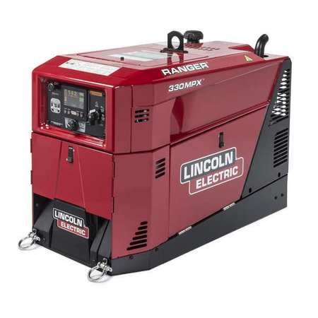 Lincoln Electric Engine-Driven Welder, Ranger 330MPX Series, Electric Start, 11,500 W Peak K3459-1