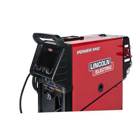 Lincoln Electric Multiprocess Welder, Power MIG 360MP, Single-Phase, 208V AC, 230V AC, 460V AC, 575V AC K4467-1
