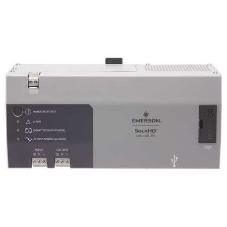 SOLAHD UPS System, 500 VA, 0 Outlets, DIN Rail/Chassis, Out: 230V AC , In:230V AC SDU500B5