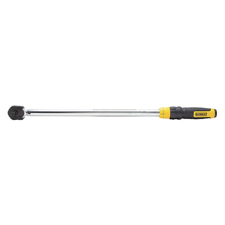 Dewalt Micrometer Torque Wrench, 1/2" DWMT75462