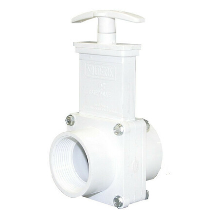 VALTERRA Gate Valve, Class 125, 1-1/2 In., PVC 6109GR