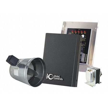 IO HVAC CONTROLS Fresh Air Ventilation Kit, 8" IO-FAV-08
