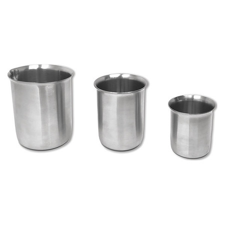 SCIENTIFIC LABWARES Griffin Beakers, Stainless Steel 125mL 785-106