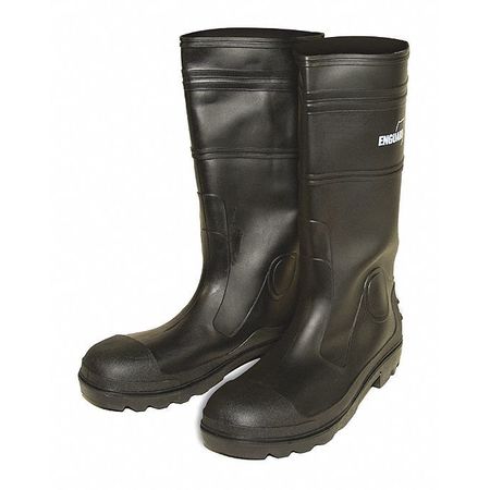 Jaydee Enguard PVC Boots, Black, Size 11, PR EGPV-11