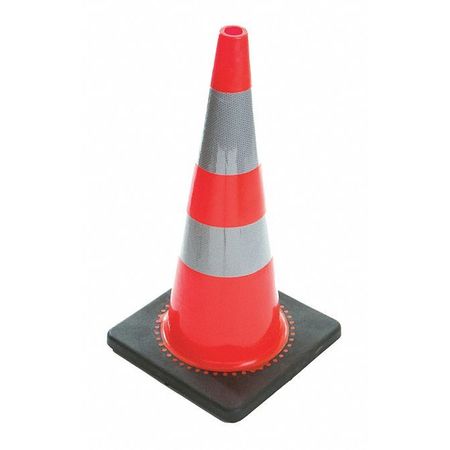 Jaydee Boen Safety Cone, Orange, Reflective, 28" TC-28R